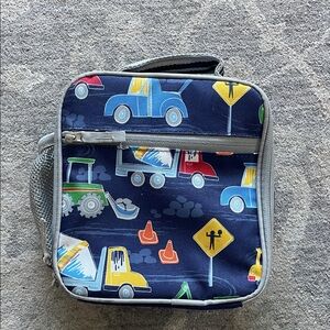 Kids Construction Vehicle Lunch Bag